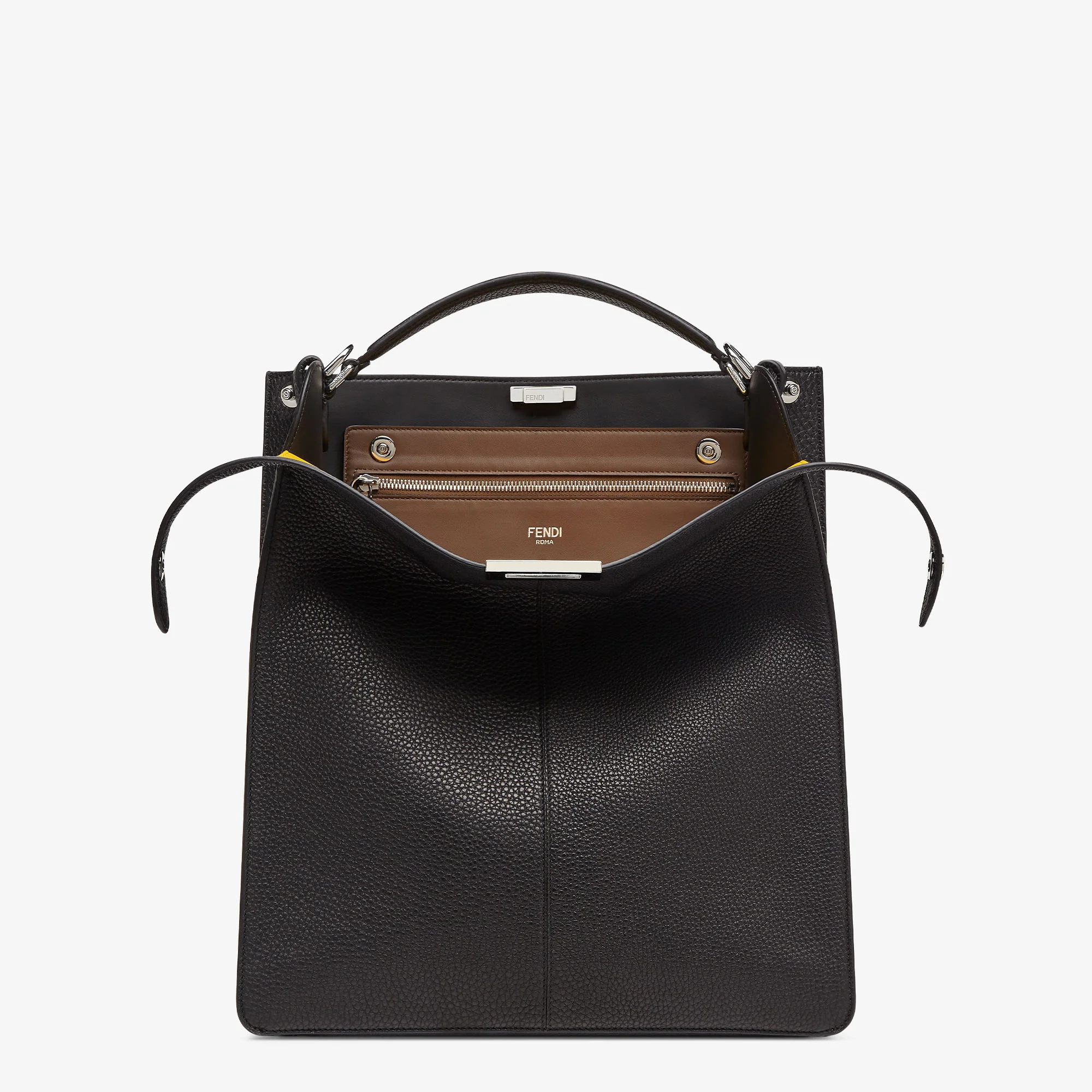Fendi Peekaboo X-Lite Large — Black Leather (Men)
