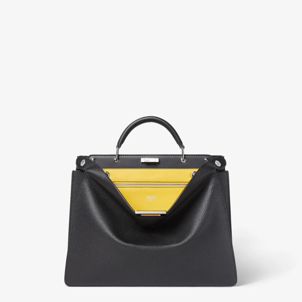 Fendi Peekaboo ISeeU Medium — Black Cuoio Romano (Men)