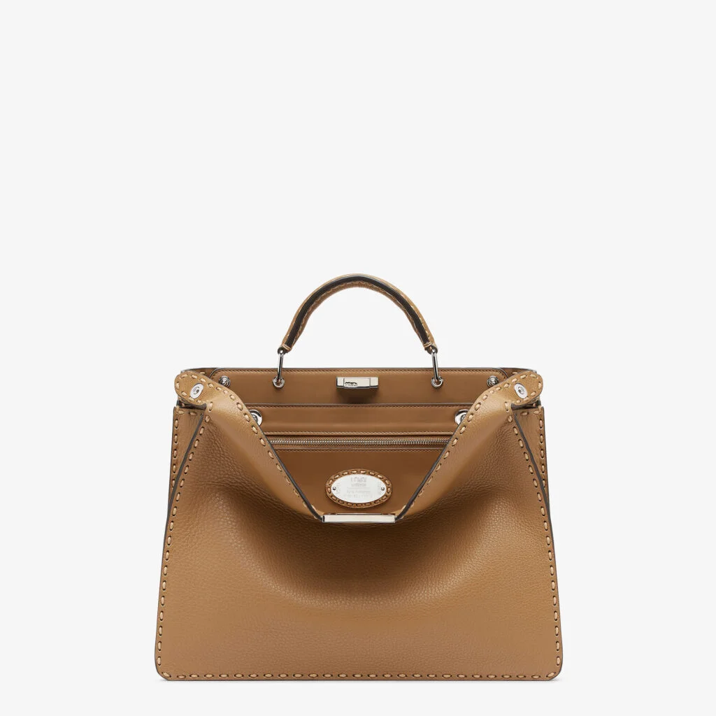 Fendi Peekaboo ISeeU Medium Selleria — Beige Cuoio Romano (Men)