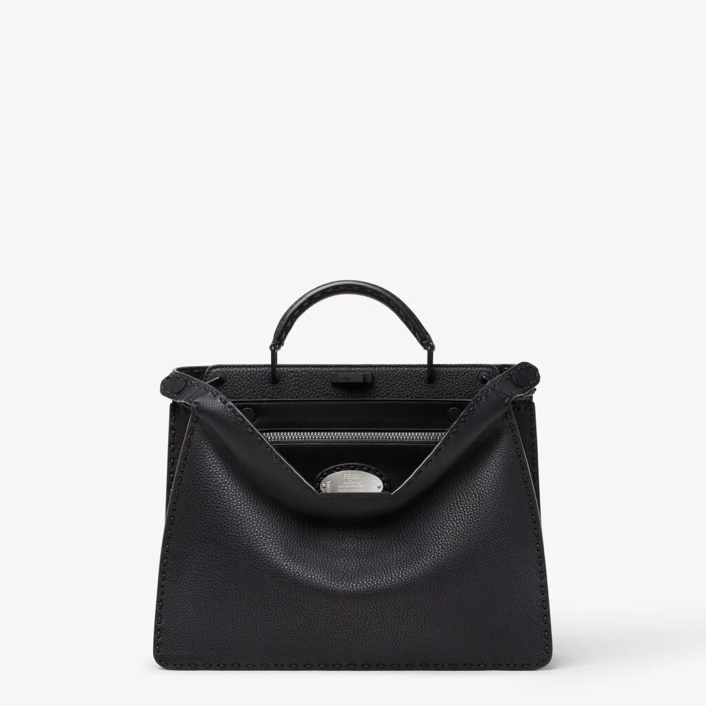 Fendi Peekaboo ISeeU Medium Selleria — Black Cuoio Romano (Men)