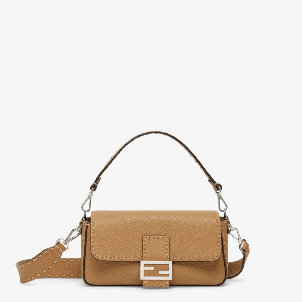 Fendi Regular Baguette Selleria — Beige Cuoio Romano (Men)