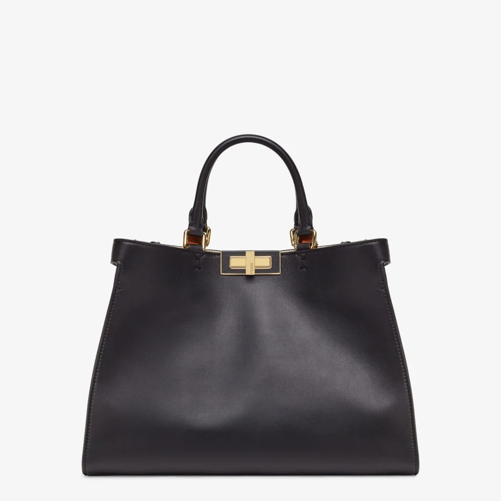 Fendi Peekaboo X-Tote Small — Black Leather