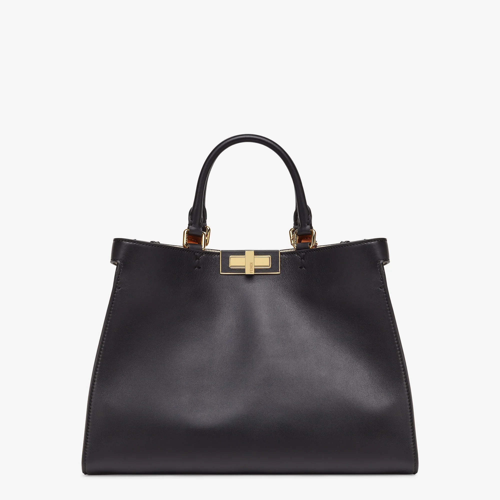 Fendi Peekaboo X-Tote Small — Black Leather