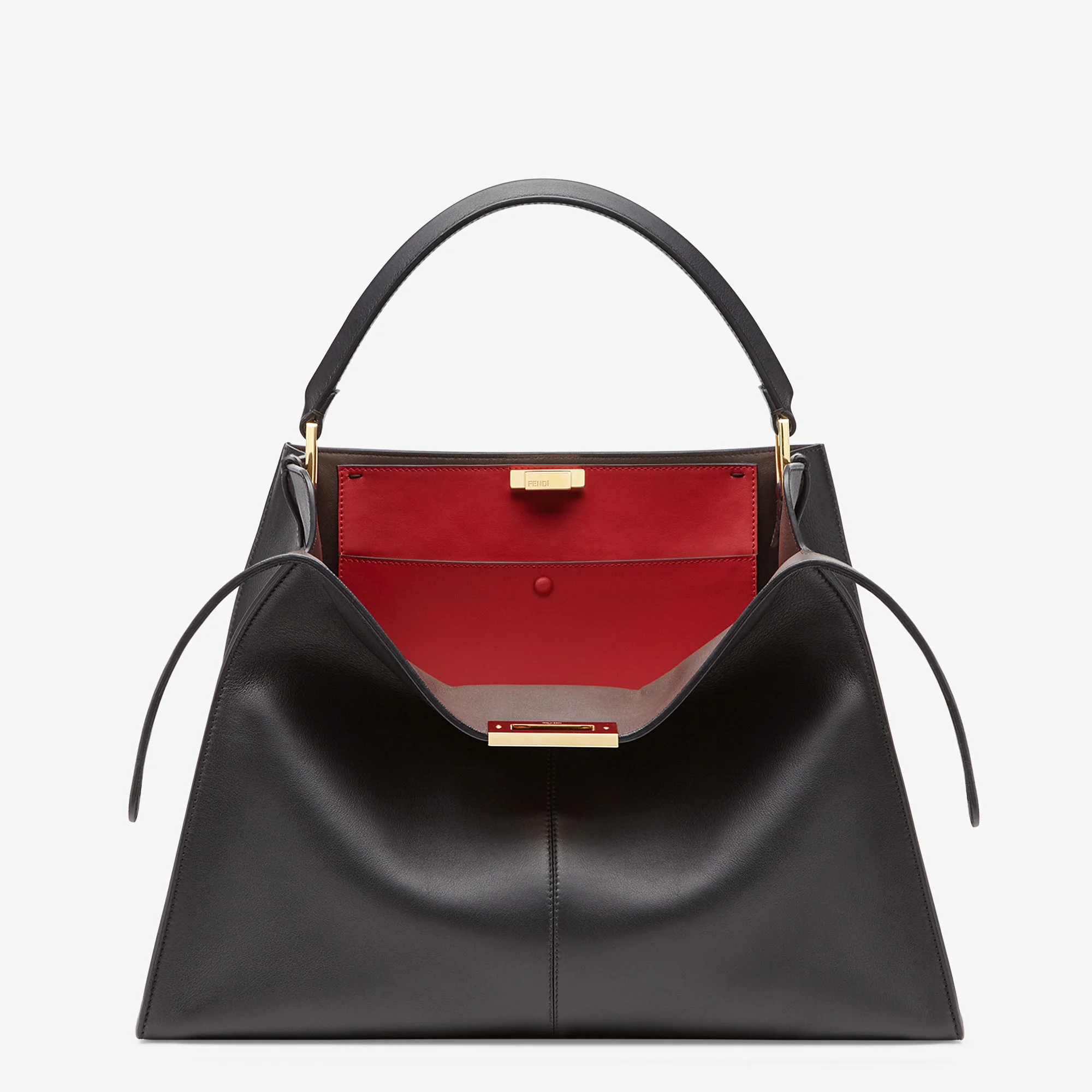 Fendi Peekaboo X-Lite Large — Black Leather