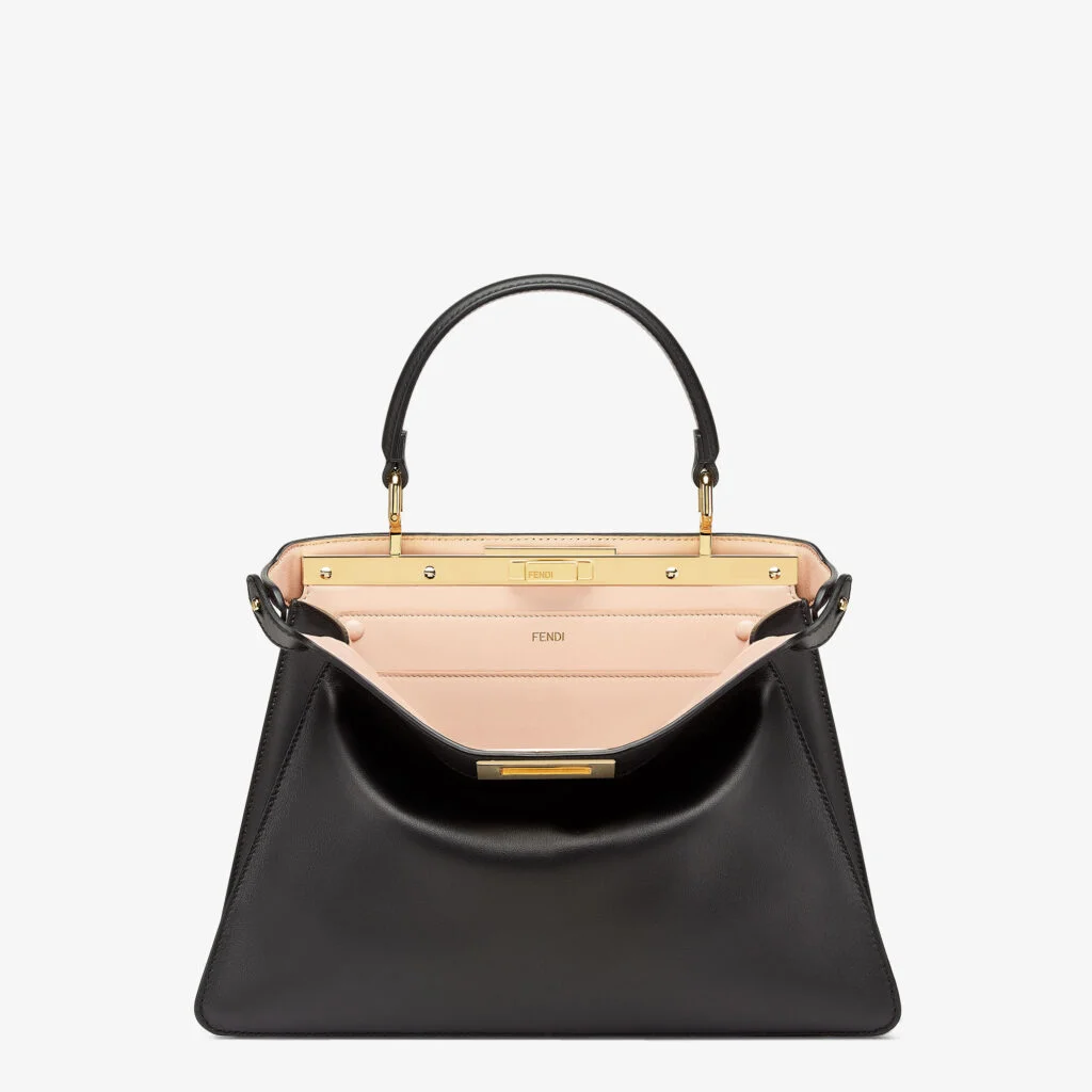 Fendi Peekaboo ISeeU Medium — Black Calf Leather