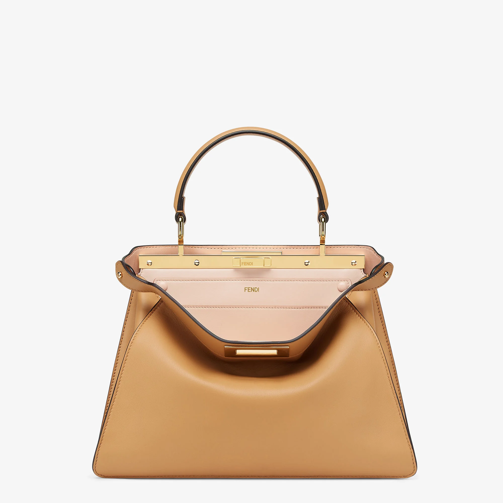 Fendi Peekaboo ISeeU Medium — Beige Leather