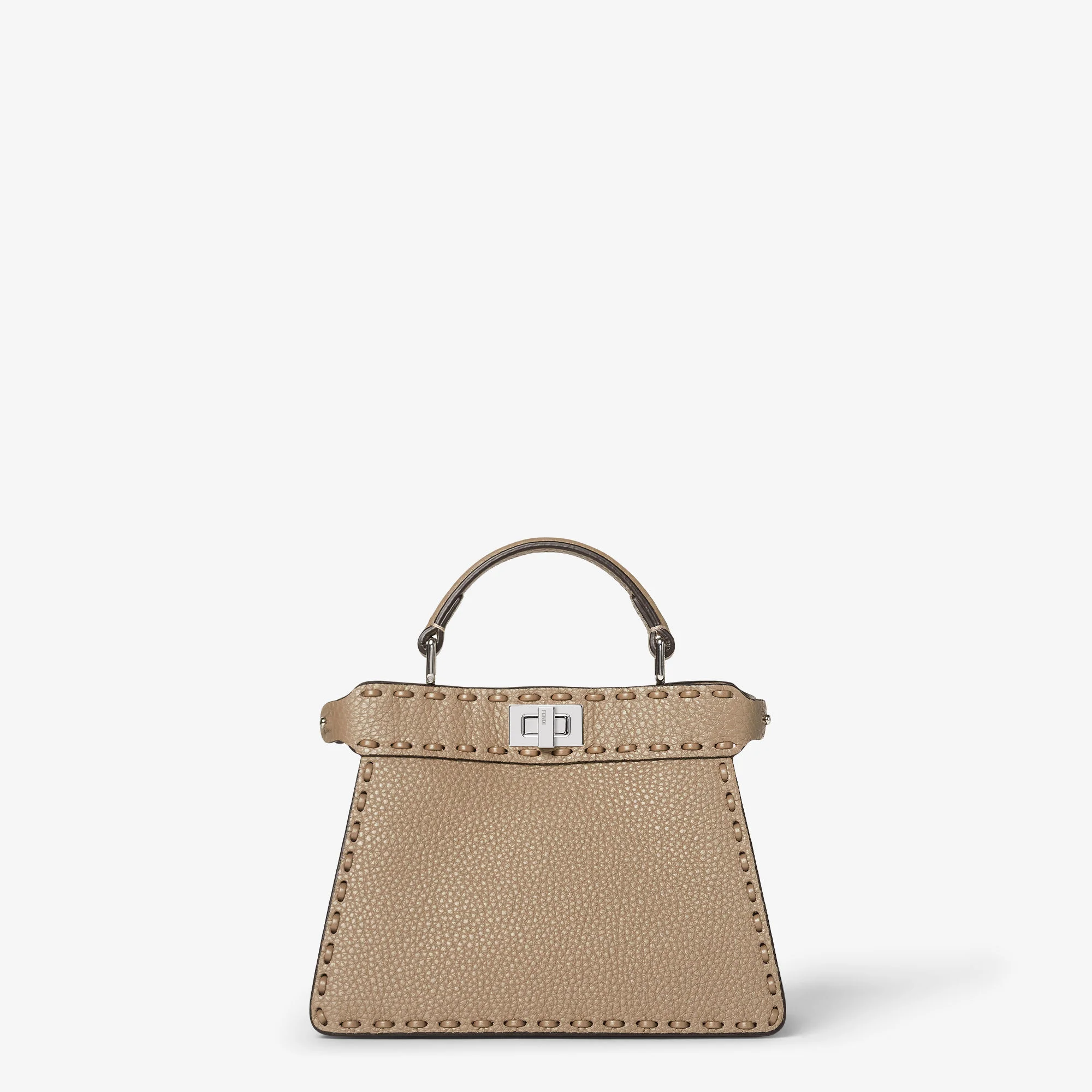 Fendi Peekaboo ISeeU Petite — Dove Gray Selleria