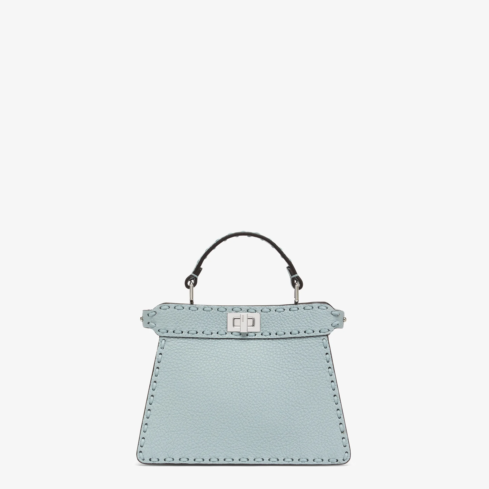 Fendi Peekaboo ISeeU Petite — Light Blue Selleria