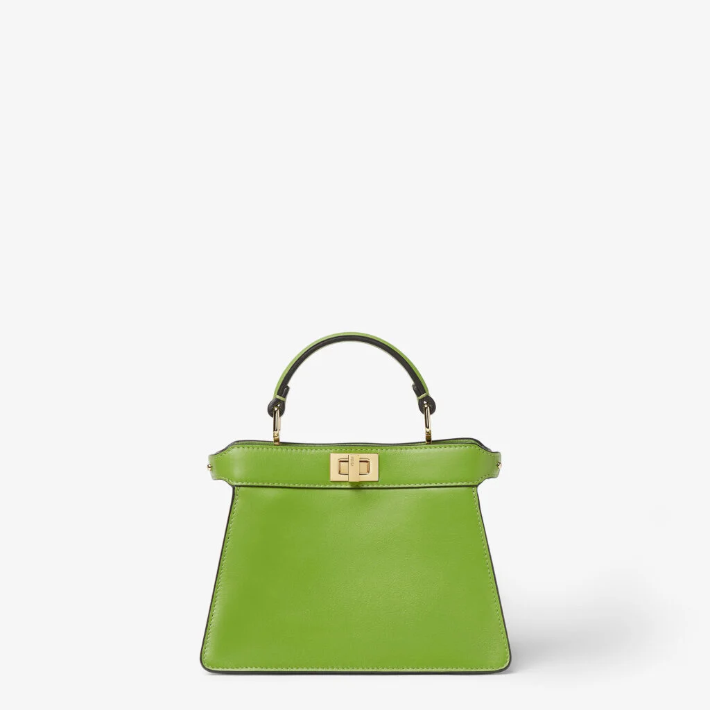 Fendi Peekaboo ISeeU Petite — Forest Green Leather