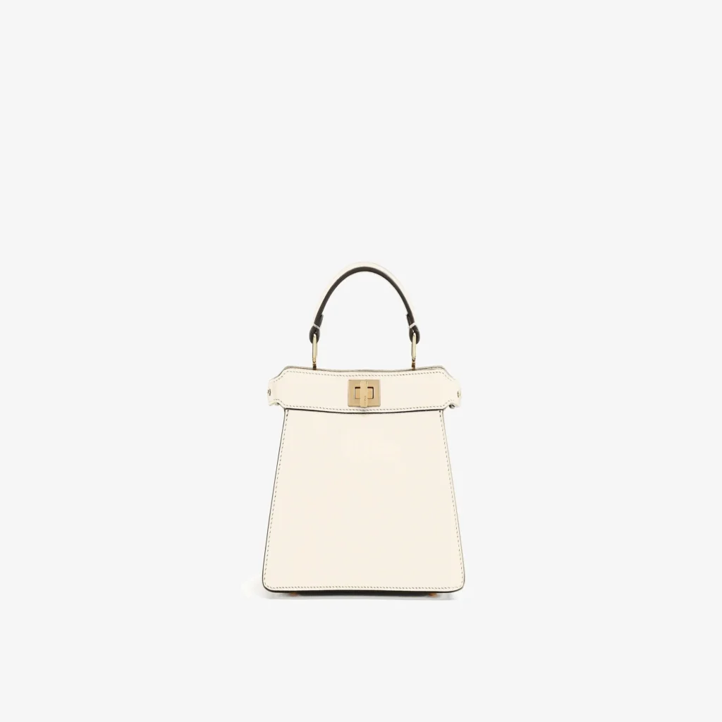 Fendi Peekaboo ISeeU Petite — Parchment Leather