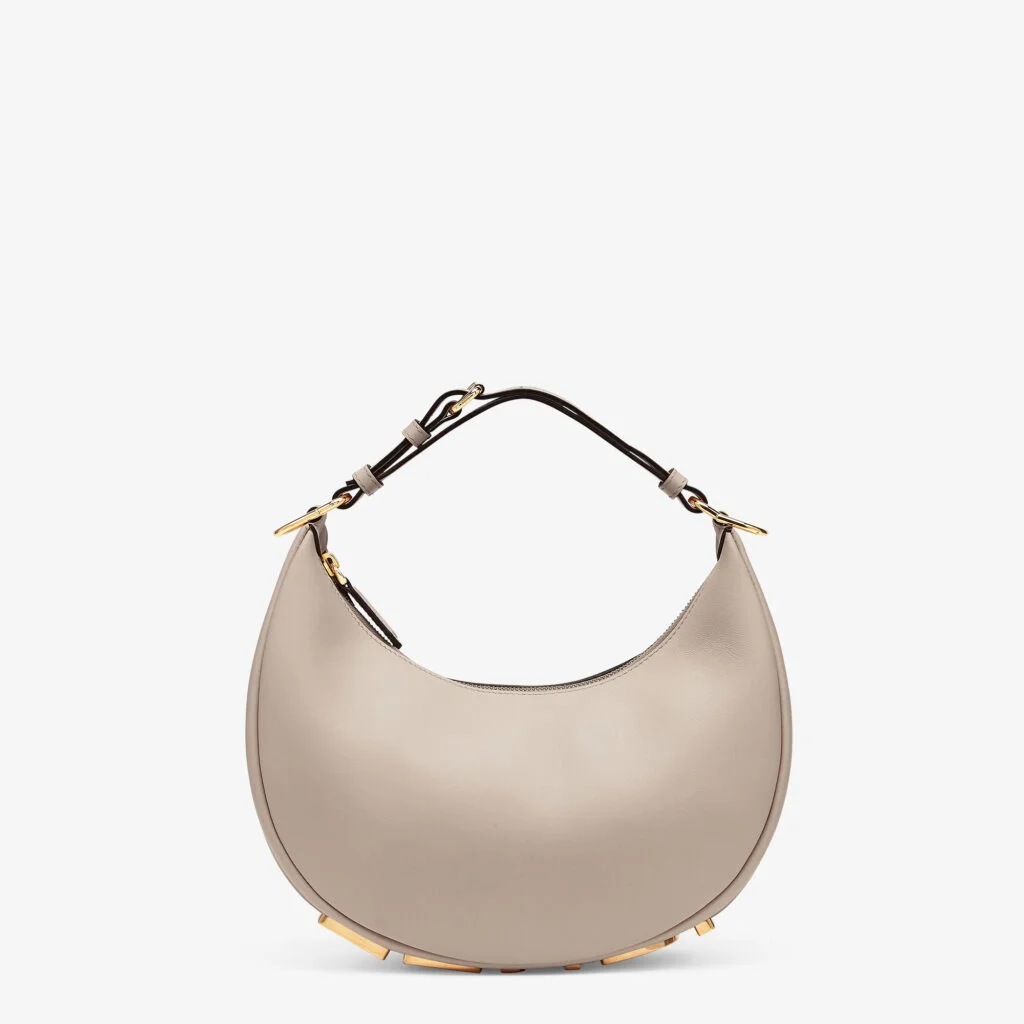 Fendi Fendigraphy Small — Dove Gray Leather