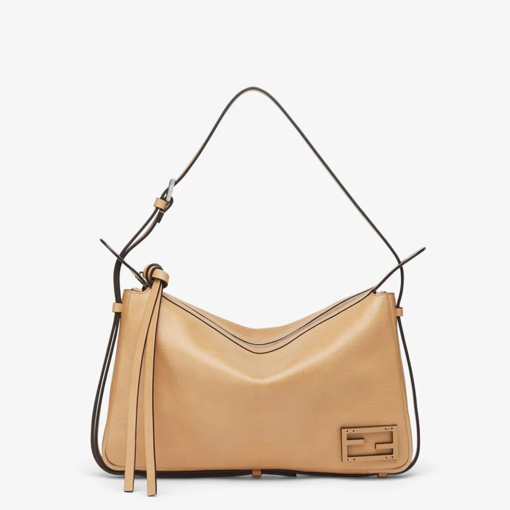 Simply Fendi Medium — Beige Leather
