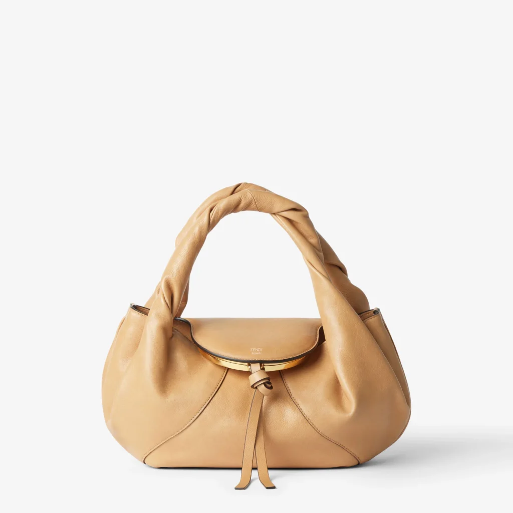 Fendi Spy Small — Beige Leather