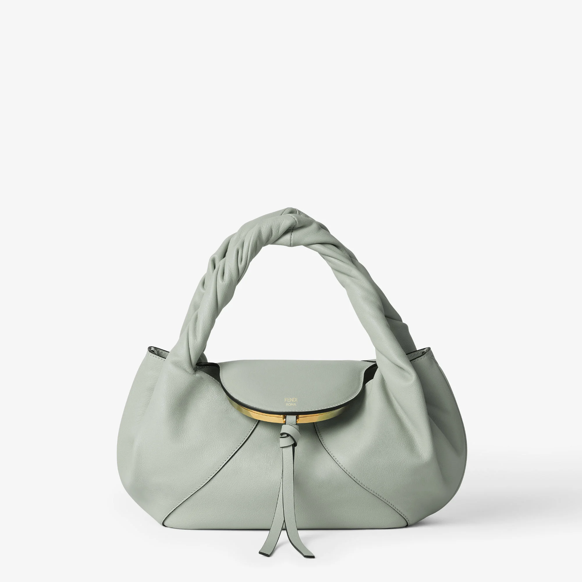 Fendi Spy Small — Matcha Green Leather