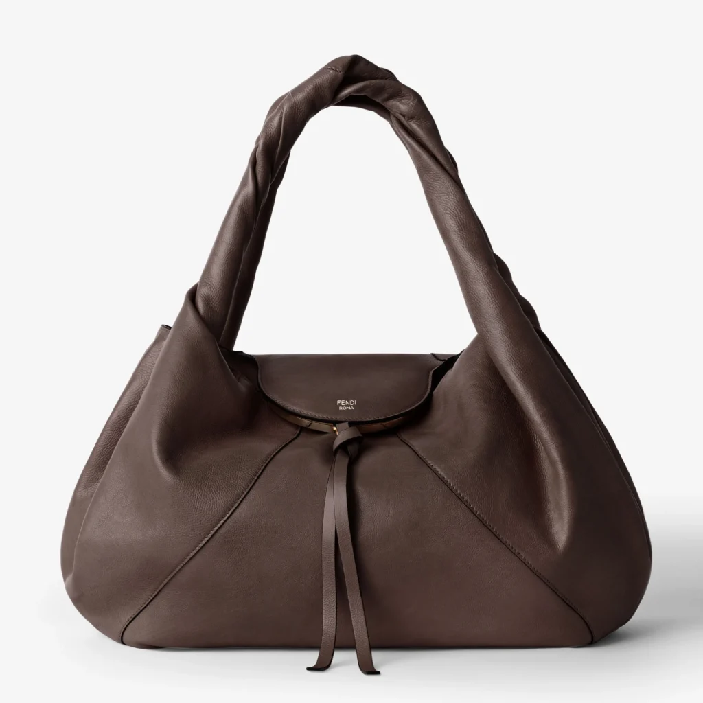 Fendi Spy — Dark Brown Leather