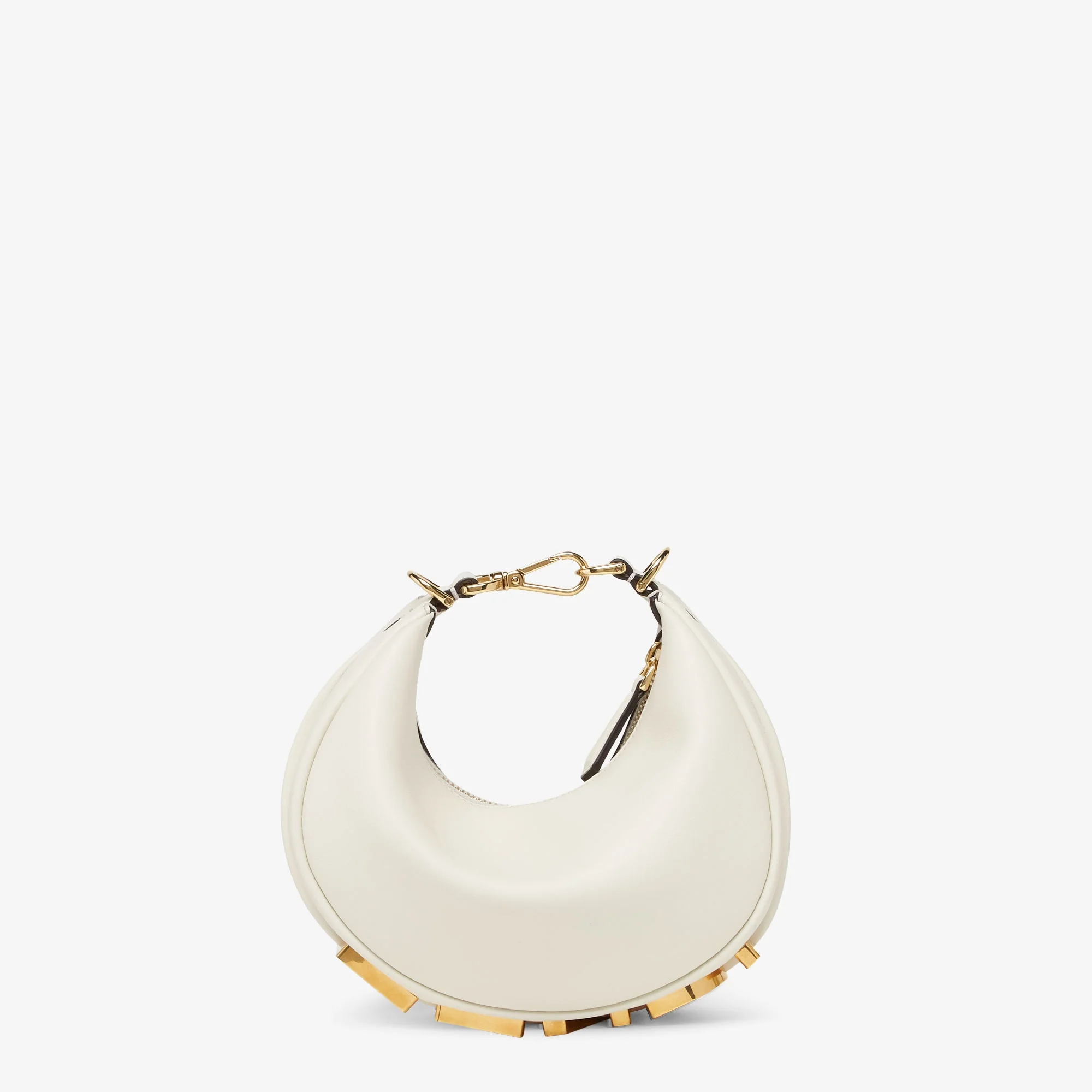 Fendi Fendigraphy Mini — White Leather