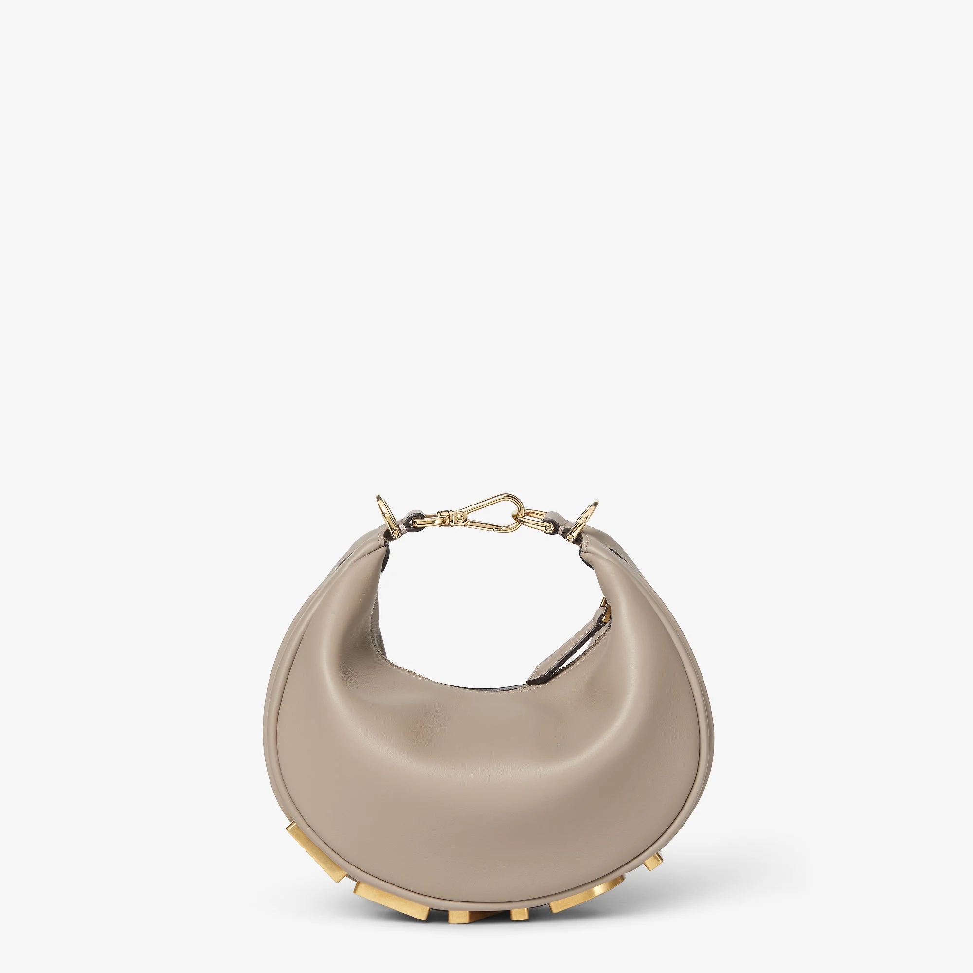 Fendi Fendigraphy Mini — Dove Gray Leather
