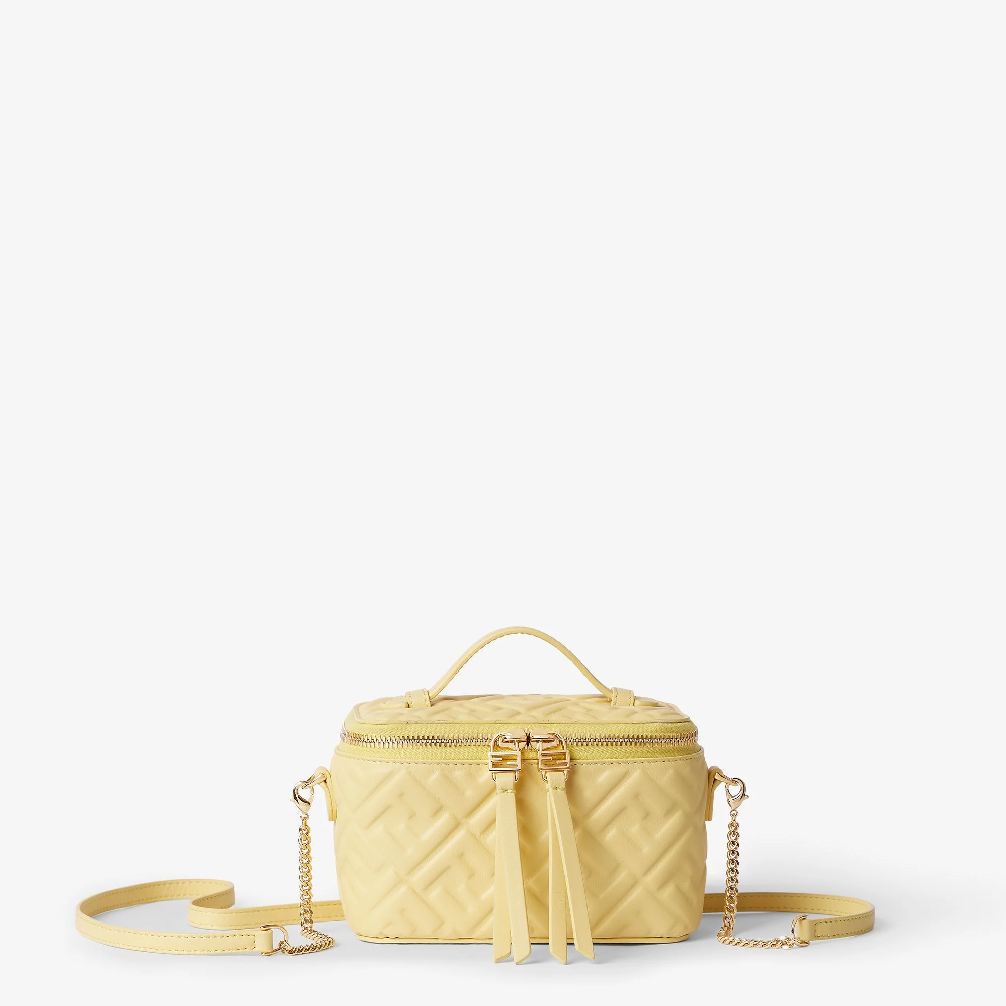 Fendi Vanity — Yellow Nappa Leather with FF Motif