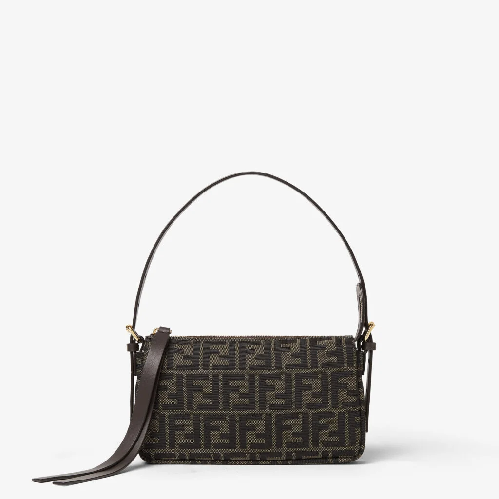 Fendi Zipper Top Small — FF Zucca Jacquard