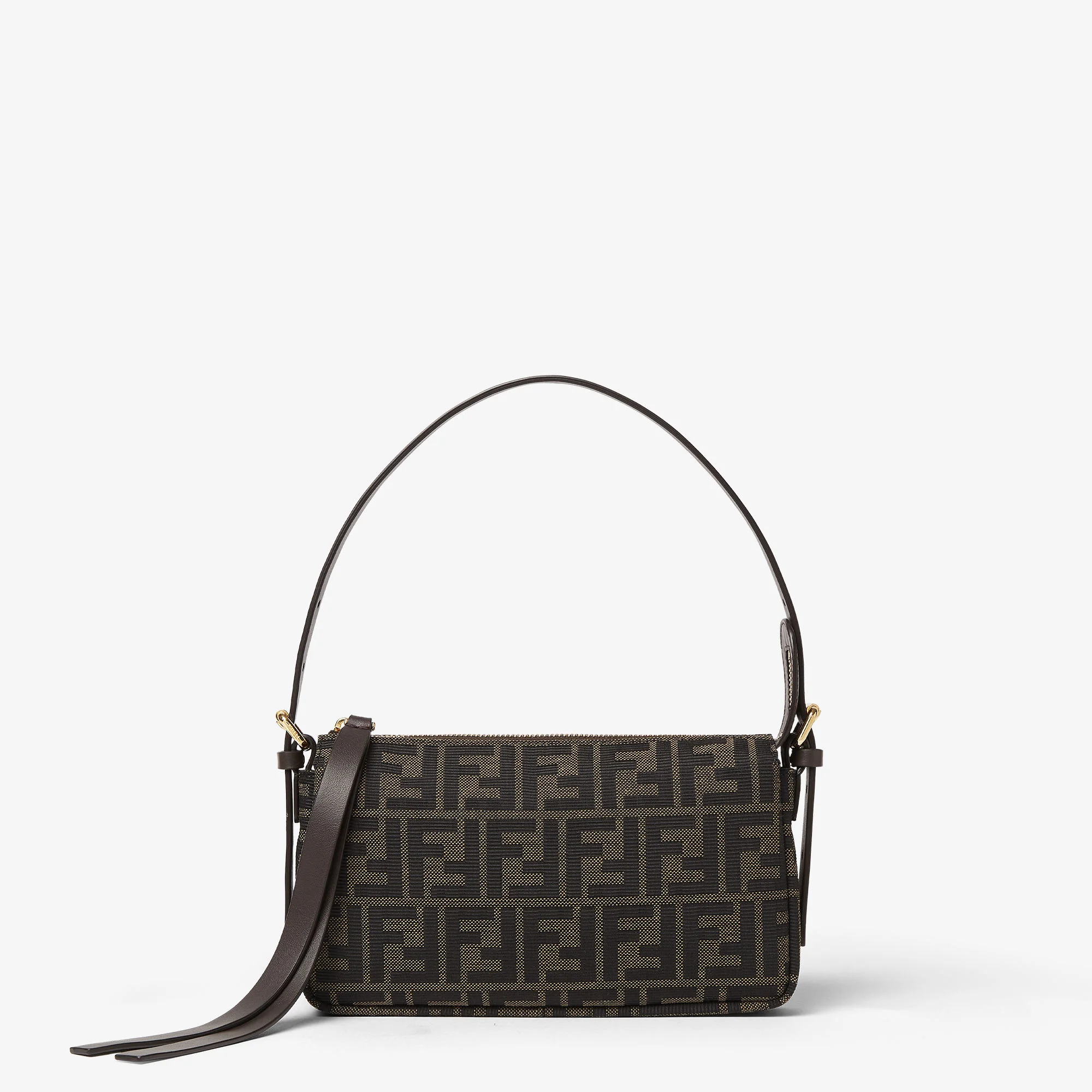 Fendi Zipper Top Small — FF Zucca Jacquard